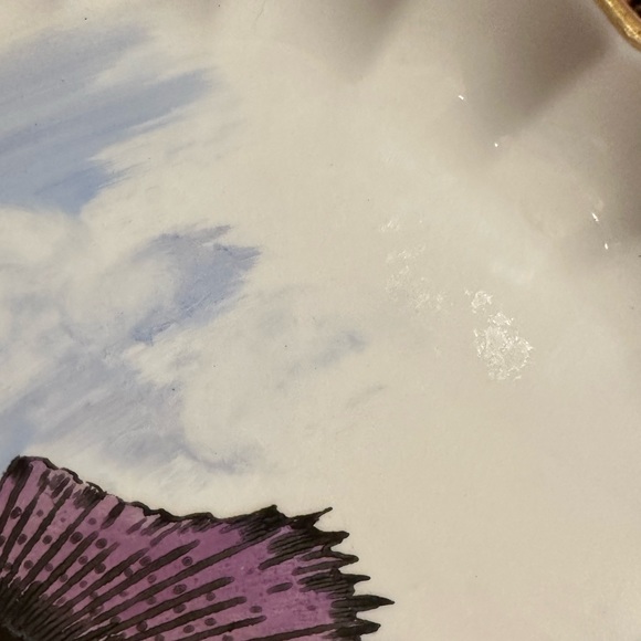 Vintage Hand Painted Sailfish Plate - Picture 5 of 5